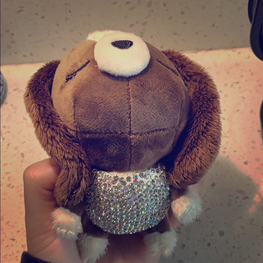Italian keychain cocker spaniel Swarovski